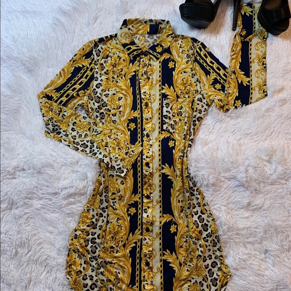 Chain print dress ✨